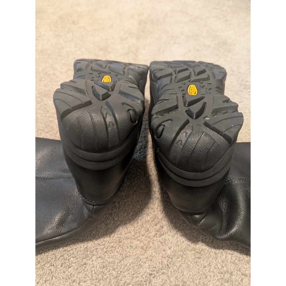 KEEN Dry Women's Black Leather Tall Boots Size 6.5 - Picture 5 of 9